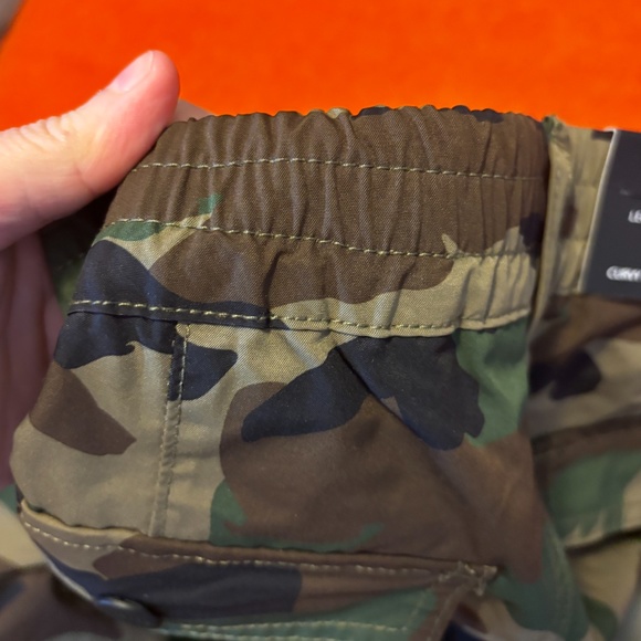 Flare Wide Leg Camouflage Jeans in Green and Brown - Picture 12 of 14